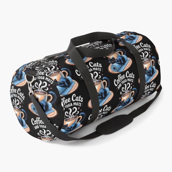 Item preview, Coffee Cats And Yoga Mats - Funny Cats And Yoga Lover designed and sold by JaimeTrudie.