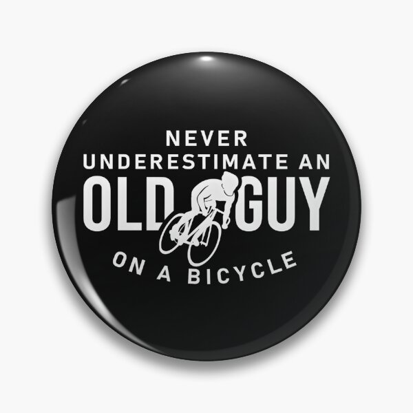 Item preview, Never Underestimate An Old Guy On A Bicycle designed and sold by stephenflashart.
