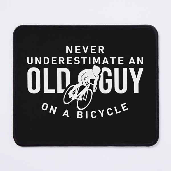 Item preview, Never Underestimate An Old Guy On A Bicycle designed and sold by stephenflashart.