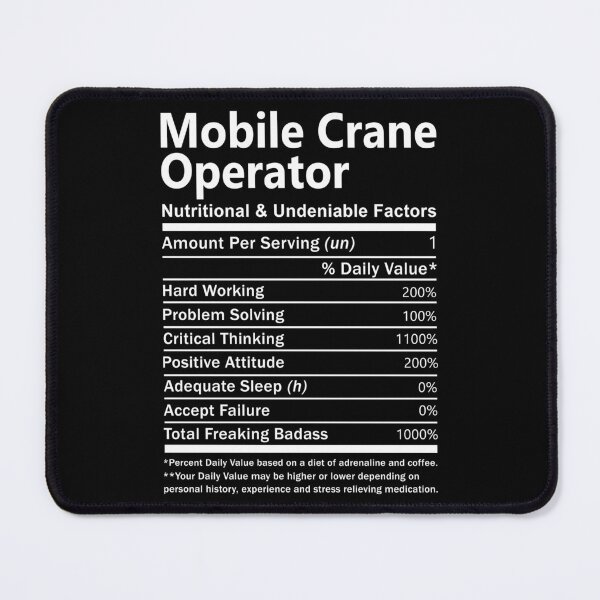 Item preview, Mobile Crane Operator designed and sold by ginawilliams39.