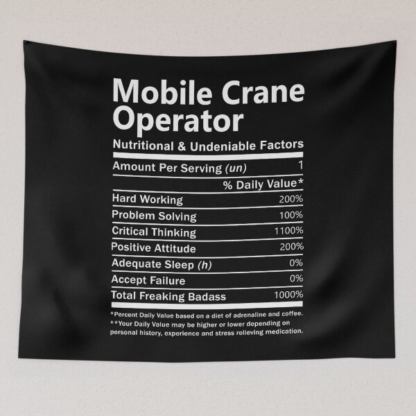 Item preview, Mobile Crane Operator designed and sold by ginawilliams39.