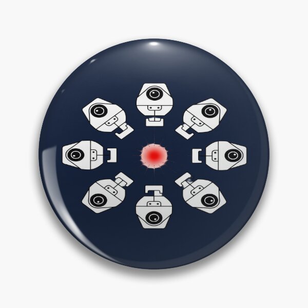 Item preview, The Panopticon Circle - Total Surveillance CCTV Art designed and sold by Dakson Design - Fantasy Art.