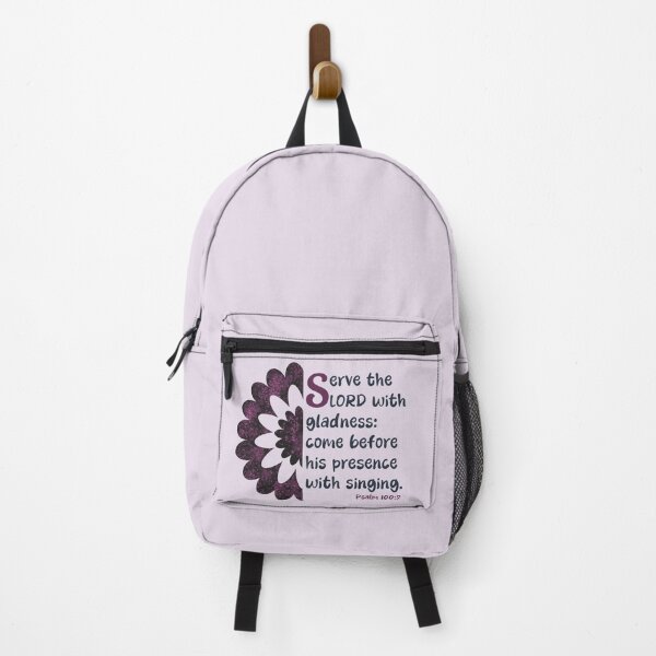 Item preview, Serve The LORD With Gladness, Come Before His Presence With Singing, Psalm 100:2 KJV designed and sold by Angela Dow.