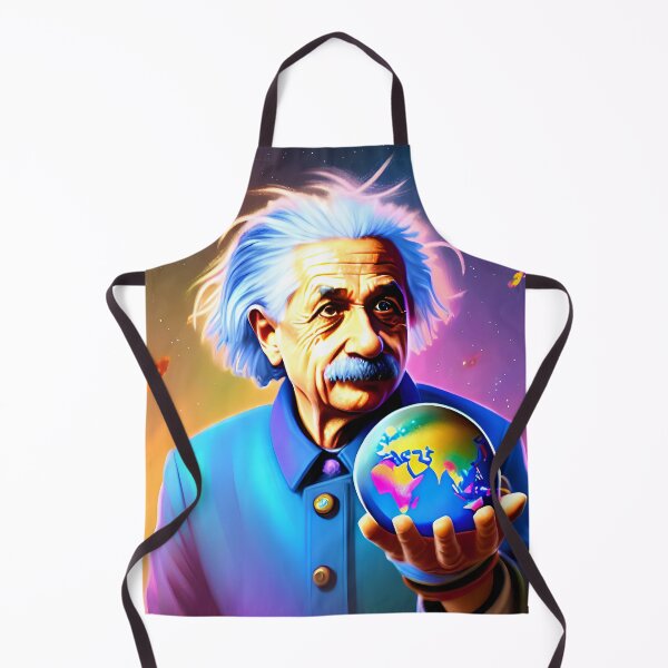 Item preview, Surreal Cosmic Portrait of Albert Einstein Art designed and sold by PinUpPizzazz.