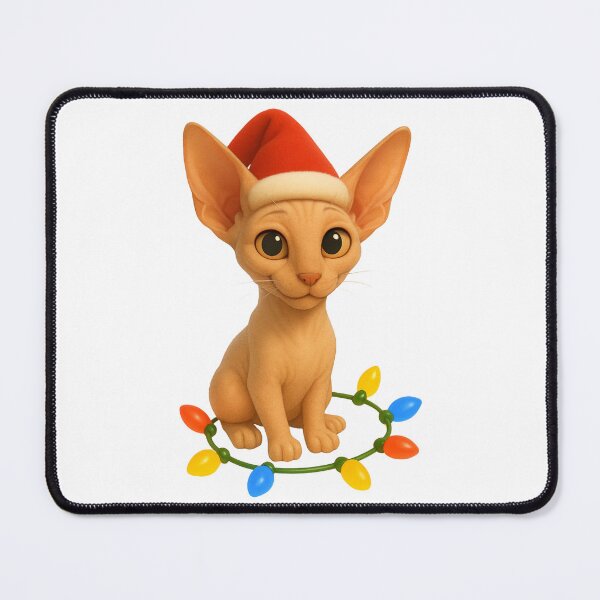 Item preview, Christmas Peterbald Cat designed and sold by Sillytoe.