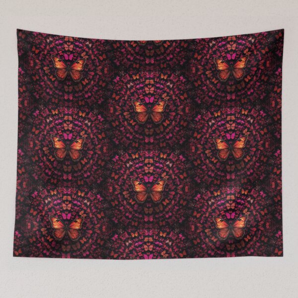 Item preview, Butterflies forming circles designed and sold by Karitza Daniela.