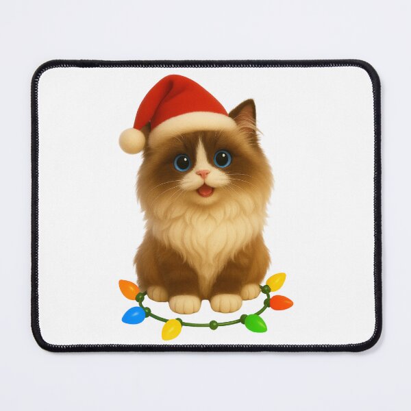 Item preview, Christmas Ragamuffin Cat designed and sold by Sillytoe.