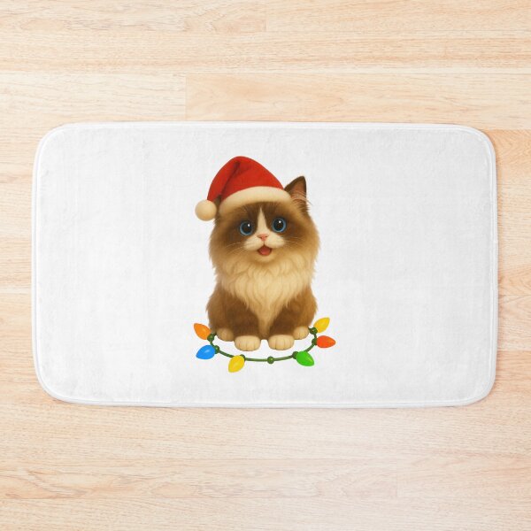 Item preview, Christmas Ragamuffin Cat designed and sold by Sillytoe.