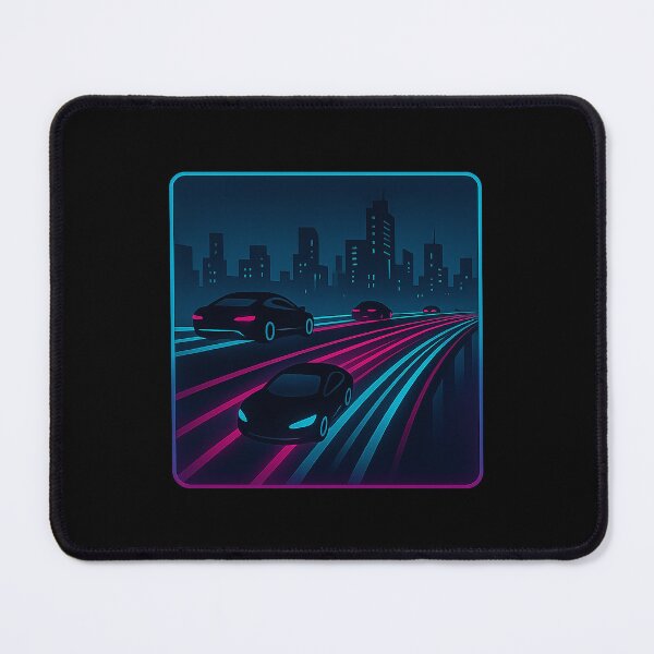 Item preview, Neon Cyber Highway – Futuristic Sci-Fi City Racing designed and sold by AddictiveDesign.