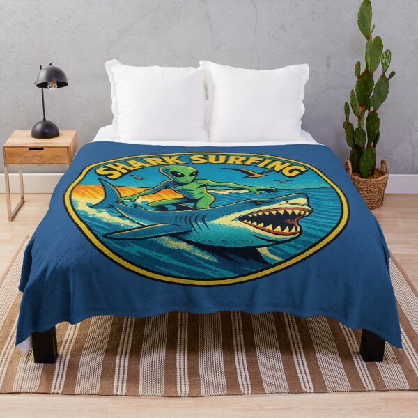 Item preview, Shark Surfer designed and sold by Cats and Other Things.