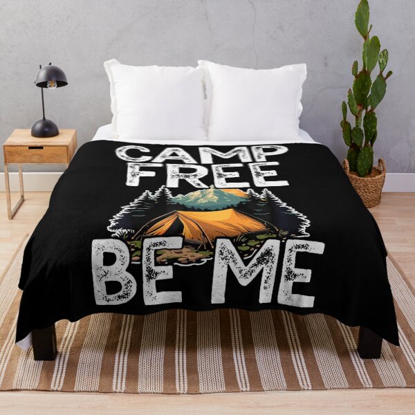 Item preview, Camp Free Be Me Forest Nature Camping designed and sold by PeggyBeverly.