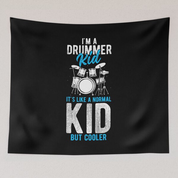 Item preview, I'M A Drummer Kid It's Like A Normal Kid But Way Cooler Drum designed and sold by EileenDeana.
