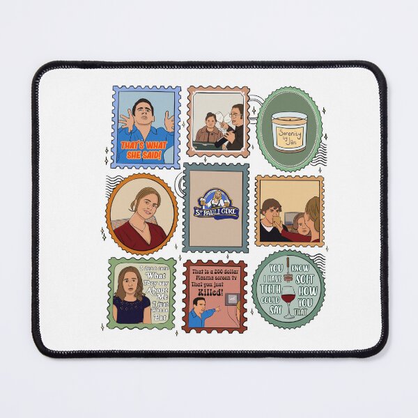Item preview, The office dinner party stamps designed and sold by swanspirate520.