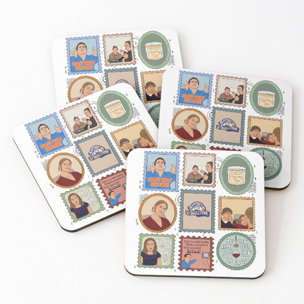 Item preview, The office dinner party stamps designed and sold by swanspirate520.