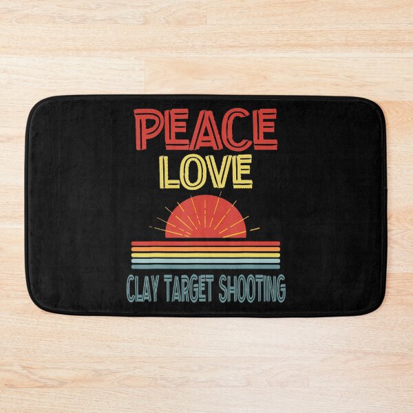 Item preview, Piece Love Clay Target Shooting Funny designed and sold by DollieMichele.