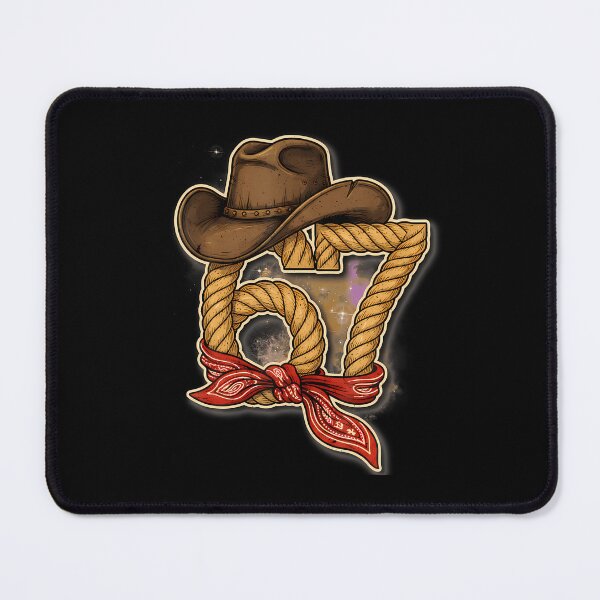 Item preview, 67 Meme Funny Cowboy Six Seven Gen Alpha Slang designed and sold by MargieLauren.