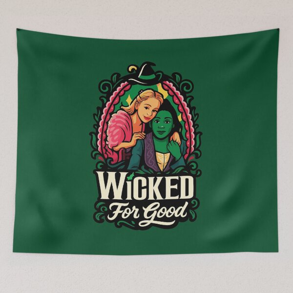 Item preview, Wicked For Good - Best Witches Forever Pop Art Design designed and sold by GirlyPopped.