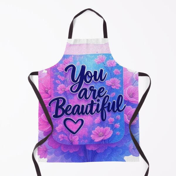 Item preview, Luxury 3D Puffy You Are Beautiful Glossy Epoxy Heart Sticker for Laptops Journals designed and sold by ARTCREATESHOP.