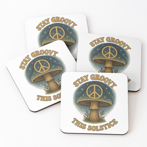 Item preview, Groovy Solstice Mushroom Cottagecore designed and sold by TwillTees.