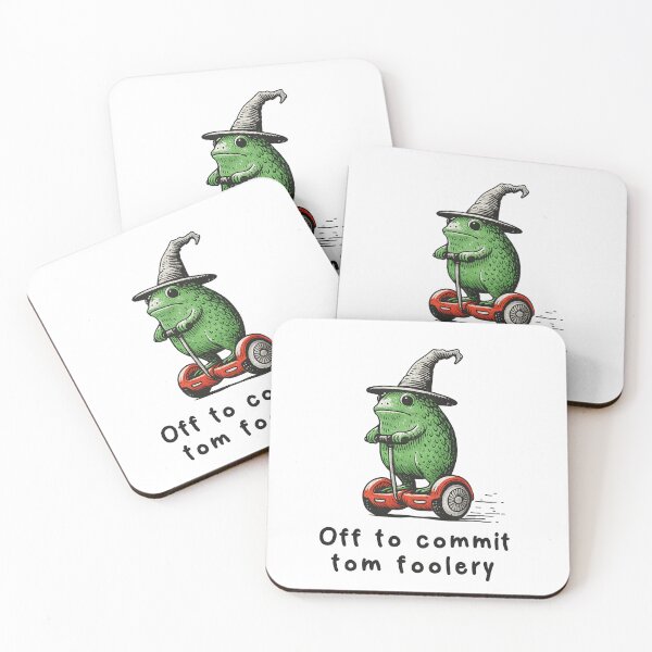 Item preview, Whimsical Frog Wizard Off to Commit Tom Foolery Frog designed and sold by IdealDo.