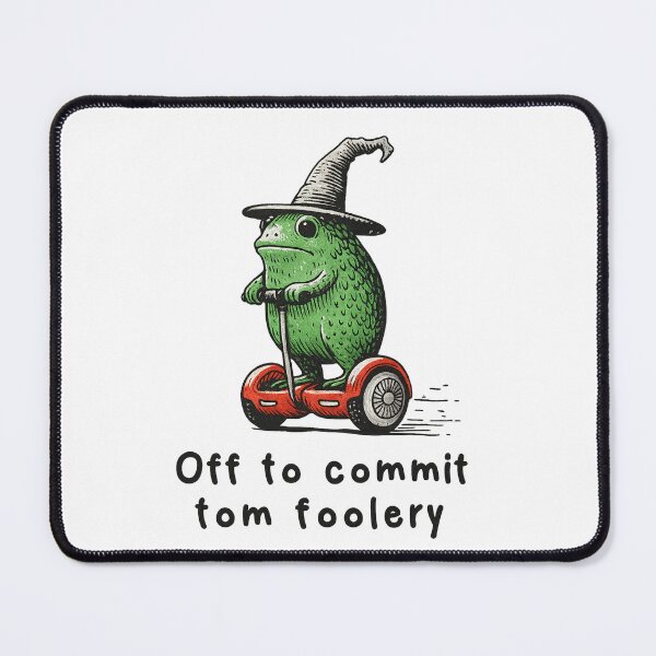 Item preview, Whimsical Frog Wizard Off to Commit Tom Foolery Frog designed and sold by IdealDo.