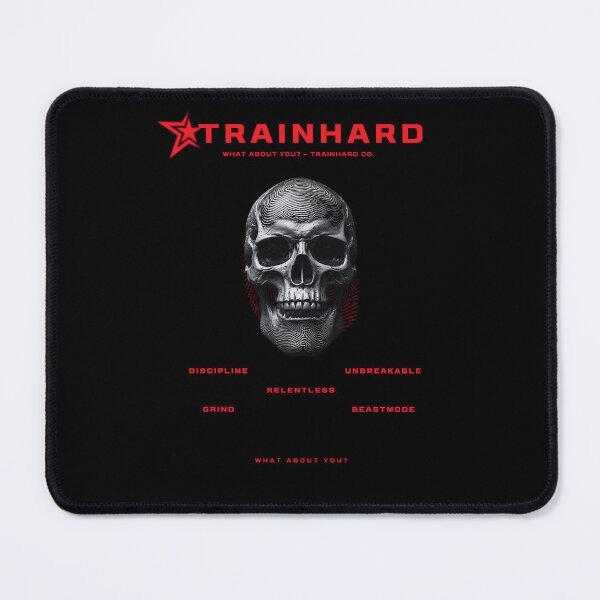 Item preview, TrainHard Red Skull — Discipline Edition designed and sold by TrainHardCo.