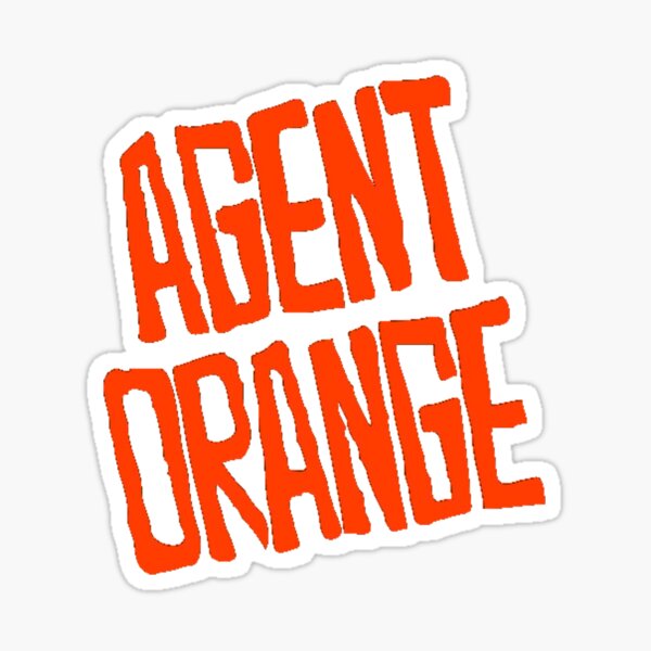 Agent Orange Stickers Redbubble