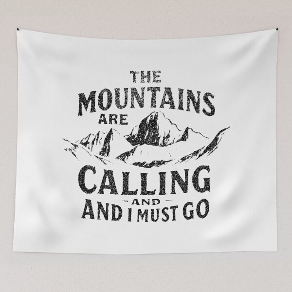 Item preview, Mount Whitney - The Mountains Are Calling and I Must Go - John Muir Quote designed and sold by Kathunk Designs.