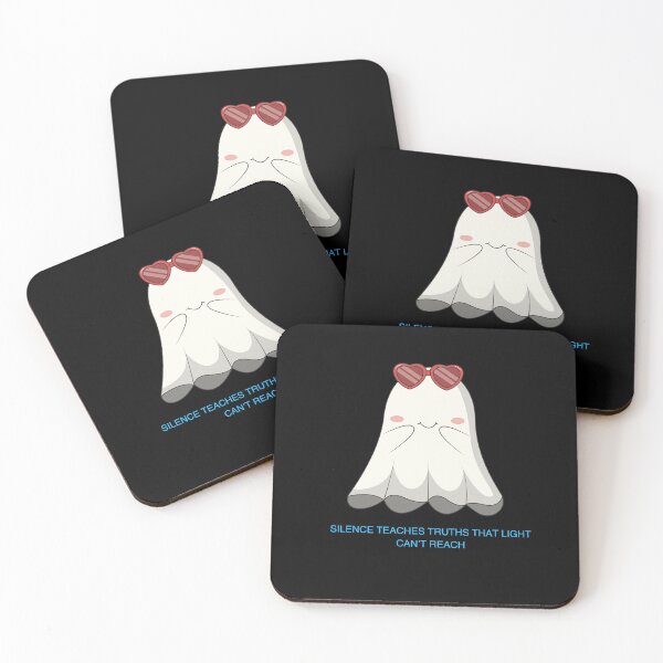 Item preview, Cute Heart-Glasses Ghost | Adorable Kawaii Love Ghost Illustration designed and sold by زينتريتي.