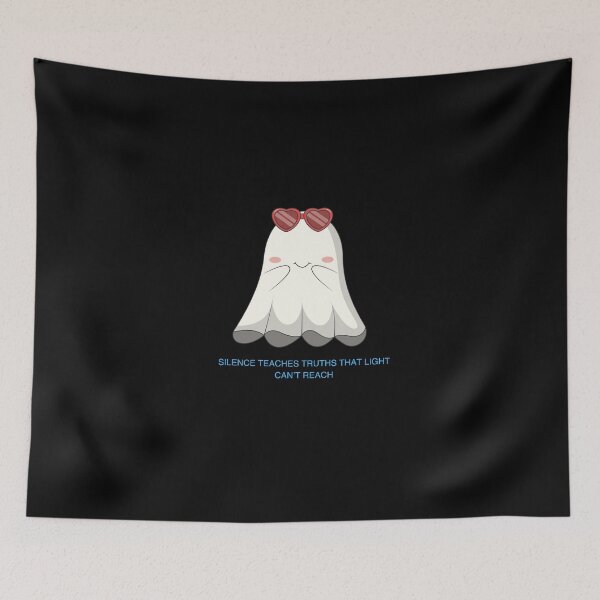 Item preview, Cute Heart-Glasses Ghost | Adorable Kawaii Love Ghost Illustration designed and sold by زينتريتي.