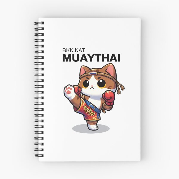 Item preview, BKK Kat Muaythai | Cute Thai Boxing Cat designed and sold by Cat Quotes.