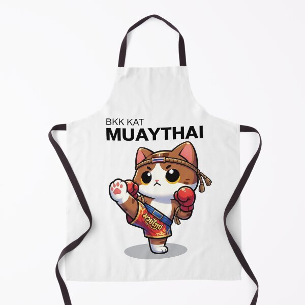 Item preview, BKK Kat Muaythai | Cute Thai Boxing Cat designed and sold by Cat Quotes.