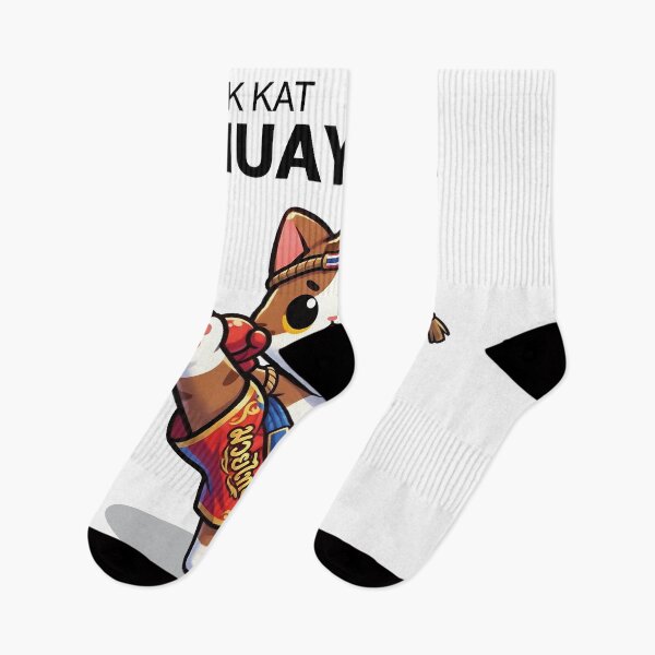 Item preview, BKK Kat Muaythai | Cute Thai Boxing Cat designed and sold by Cat Quotes.