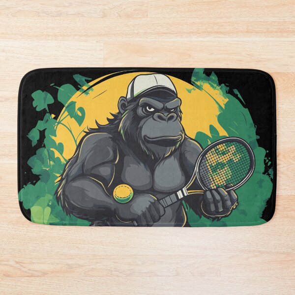 Item preview, Gorilla playing Tennis designed and sold by ClubVacay.