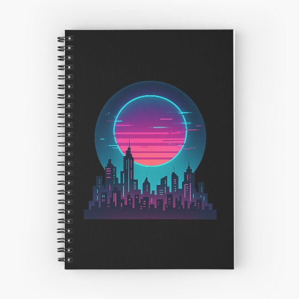 Item preview, Neon Retro City – Cyberpunk Sunset Skyline designed and sold by AddictiveDesign.