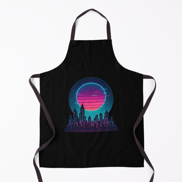 Item preview, Neon Retro City – Cyberpunk Sunset Skyline designed and sold by AddictiveDesign.