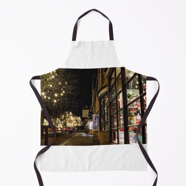 Item preview, Cotswolds village winter shops glowing designed and sold by Martin Fenton.