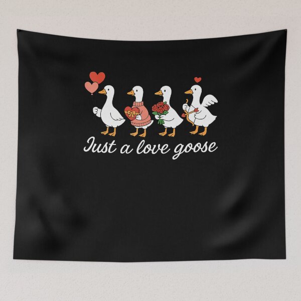 Item preview, Just A Love Goose Valentine Duck Silly Goose Valentines designed and sold by SarahLeanne1.