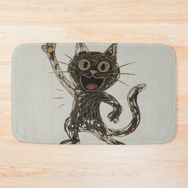 Item preview, Chaotic Scribble Cat Big Scream designed and sold by Craftiano.