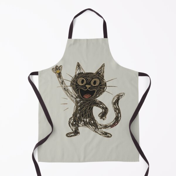 Item preview, Chaotic Scribble Cat Big Scream designed and sold by Craftiano.