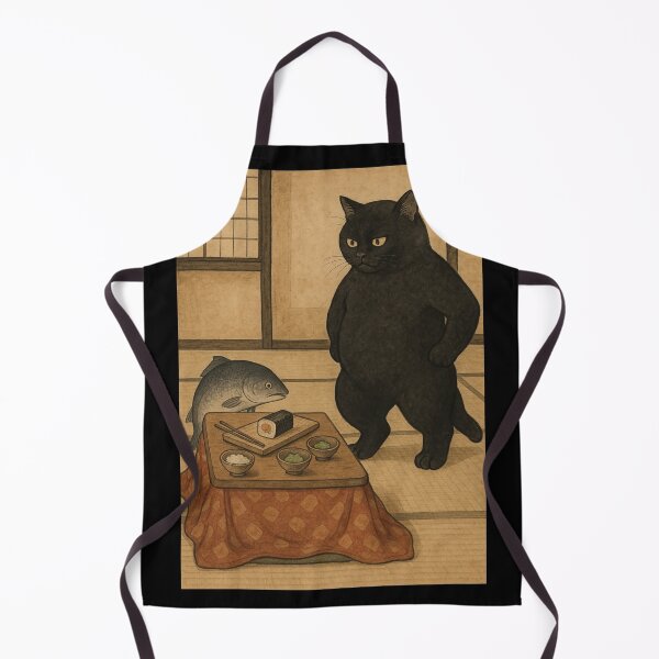 Artikelvorschau, Surreales Kunstwerk im Sushi-Katzen-Kanō-Stil entworfen und verkauft von Sarcastic designs.