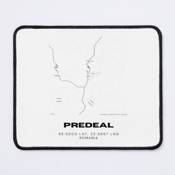 Item preview, Predeal Romania Minimalist Mountain Town Map designed and sold by RM-Journey.