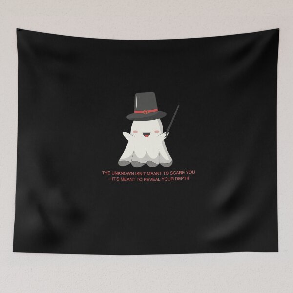 Item preview, Magic Ghost | Cute Wizard Ghost Illustration with Hat & Wand designed and sold by زينتريتي.