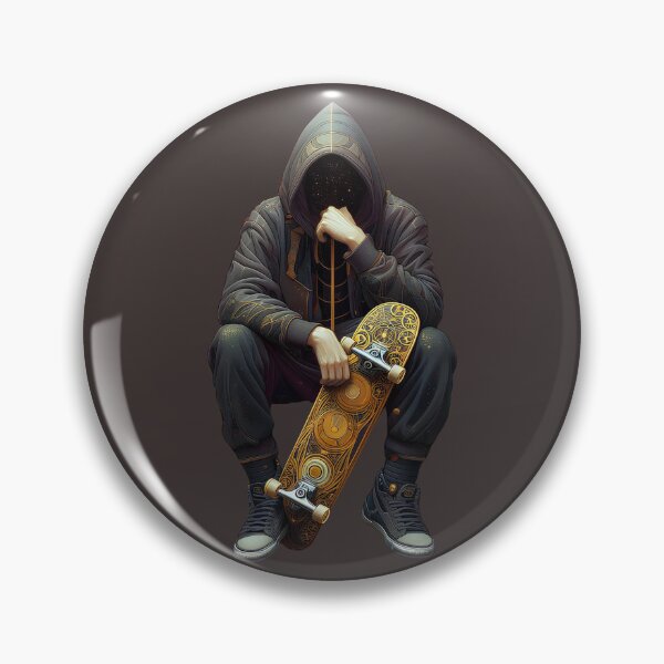 Item preview, Mysterious skater designed and sold by Art-Nouveau-Dsg.