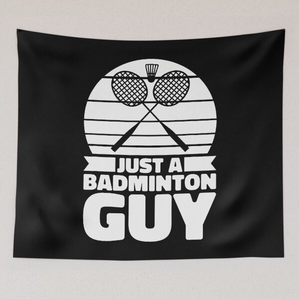 Item preview, Badminton Shuttlecock Court Racquet - Just A Badminton Guy designed and sold by MargieLauren.