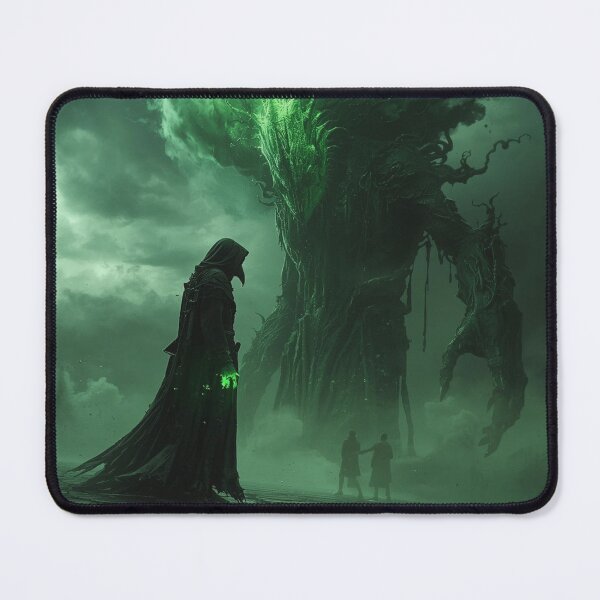 Item preview, Plague Doctor & Plague Elemental – Dark Fantasy Artwork designed and sold by Ferdopalec.