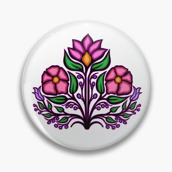 Item preview, Woodland Floral Design Inspired by Tradition designed and sold by WAWEZHI.