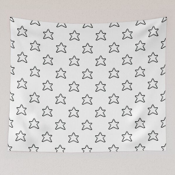 Item preview, Pixel Star Power-Up – Retro Black & White Icon designed and sold by EniShiju.