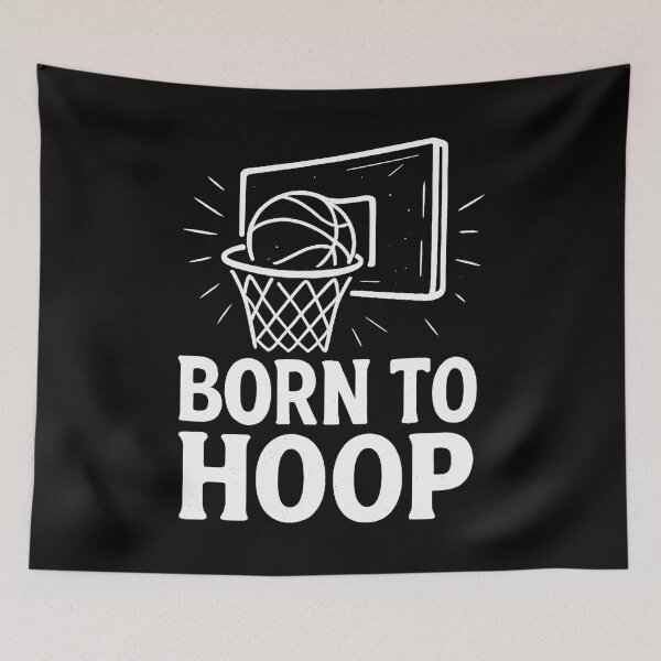 Item preview, Born To Hoop - Basketball - designed and sold by EarlineRenee.