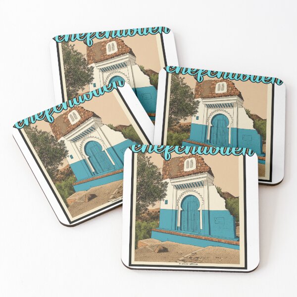 Item preview, Chefchaouen Arched Serenity – ISLANDAY Official designed and sold by Islanday.official.